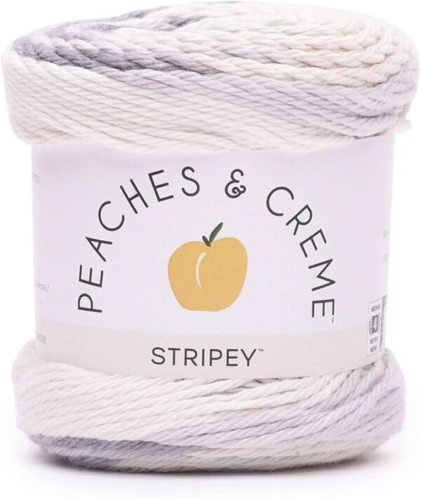 Peaches & Cream Striped Linen Yarn
