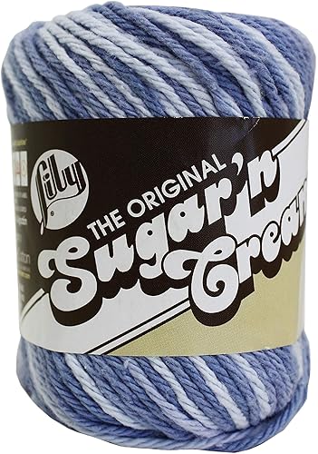 Faded Denim 2oz Lily Sugar 'N Cream Yarn